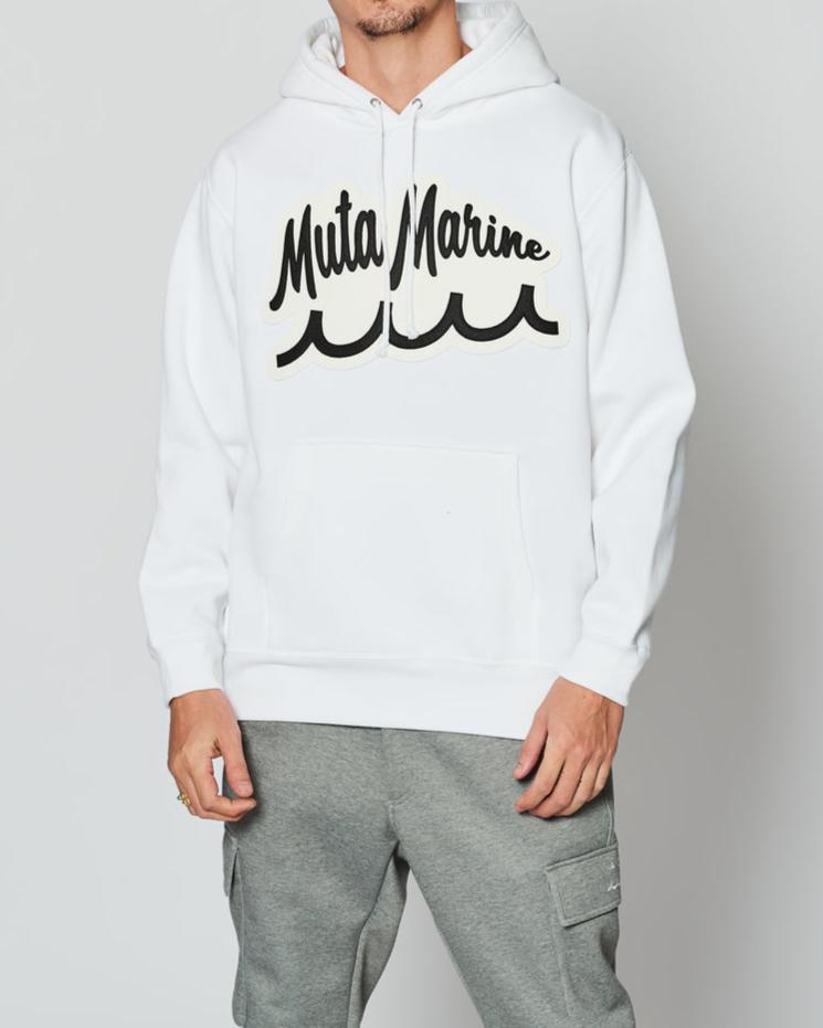 MUTA Men Script Logo Hooded