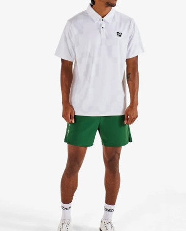 MALBON MENS PERFORMANCE MESH PANELED POLO