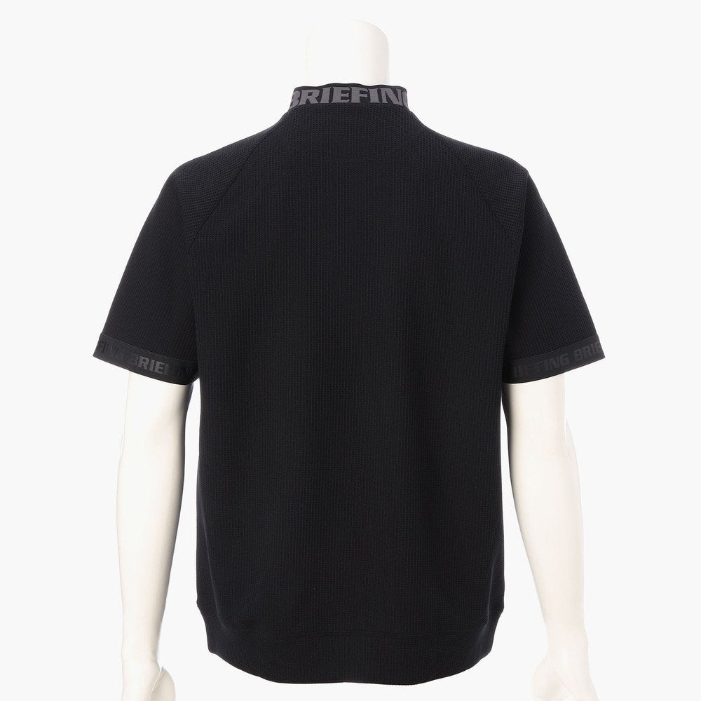 BRIEFING MENS CE MS WAFFLE NECK LOGO HIGHNECK RF