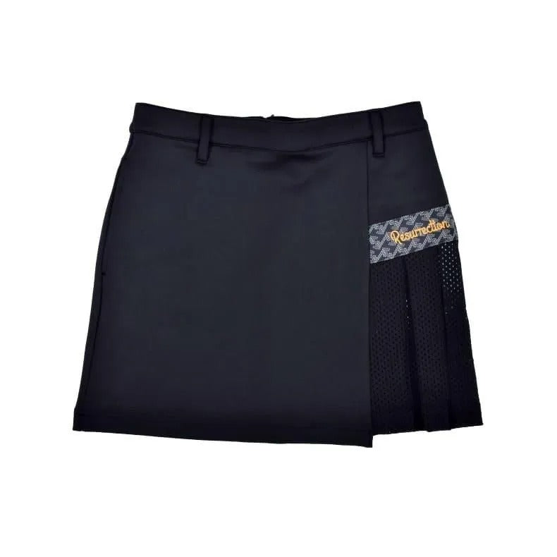 Resurrection ウィメンズ GMアクセントラインスカート / ブラック Resurrection WOMENS GM Accent Line Skirt