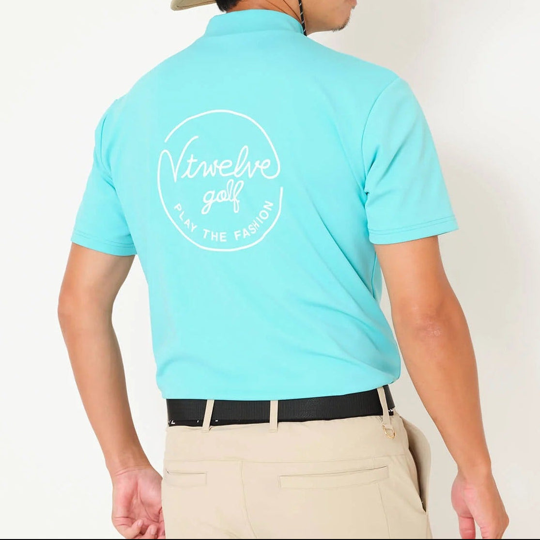 V12 MENS DOUBLE LOGO MOCK