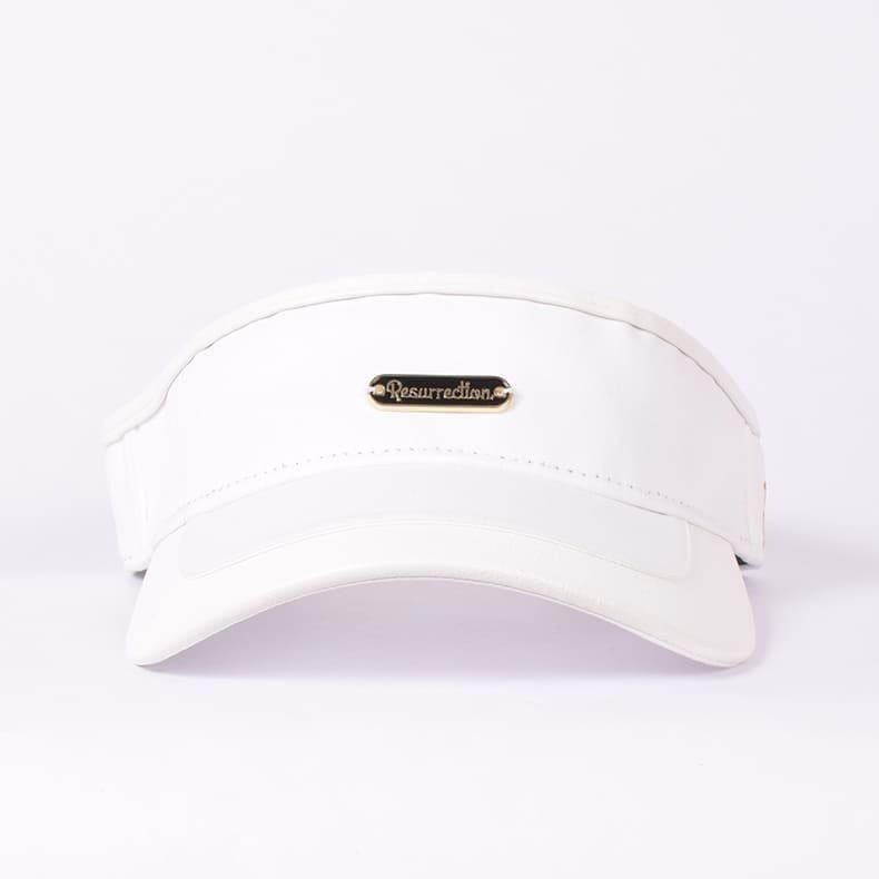 ホワイトバイザー　resurrection Resurrection MENS Hybrid 2Tone Sunvisor