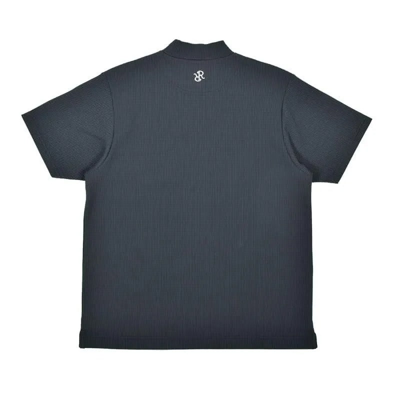 Resurrection MENS Silicon Tag Waffle Mock Neck (Relax Fit)