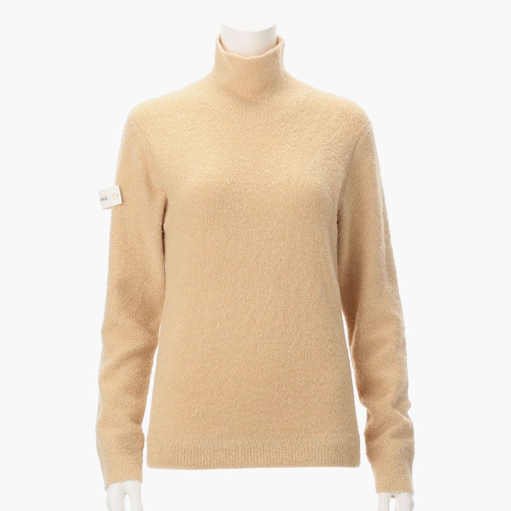 BRIEFING WOMENS WS BOUCLE YARN TURTLENECK KNIT