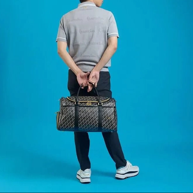 Resurrection MENS Mesh Logo Knit Polo Shirt