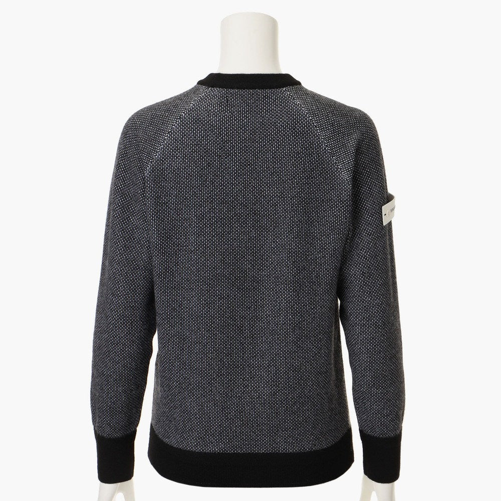 BRIEFING WOMENS WS BIRDS EYE LOGO CREWNECK KNIT