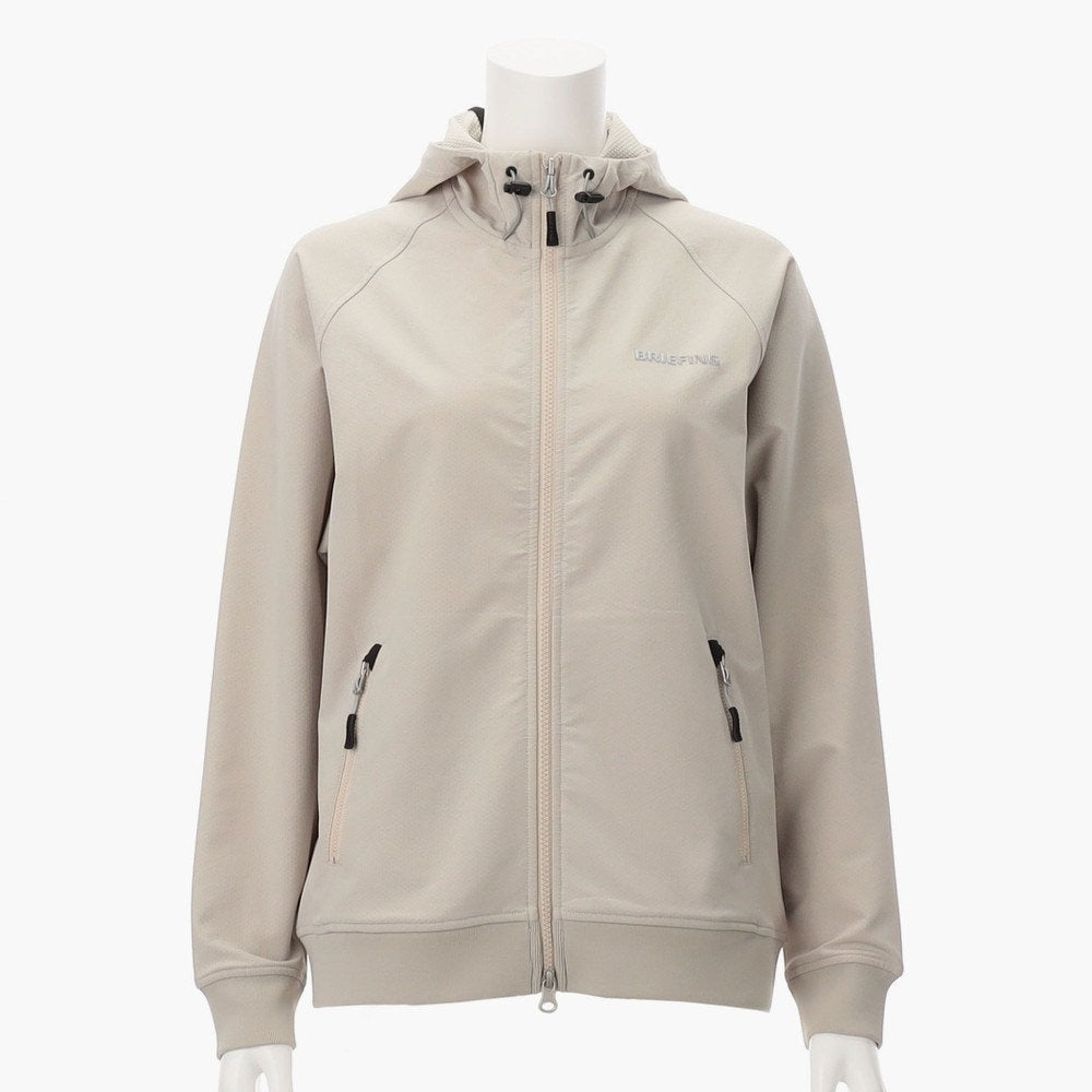 BRIEFING WOMENS WS STORMFLEECE BACK DOTS PARKA