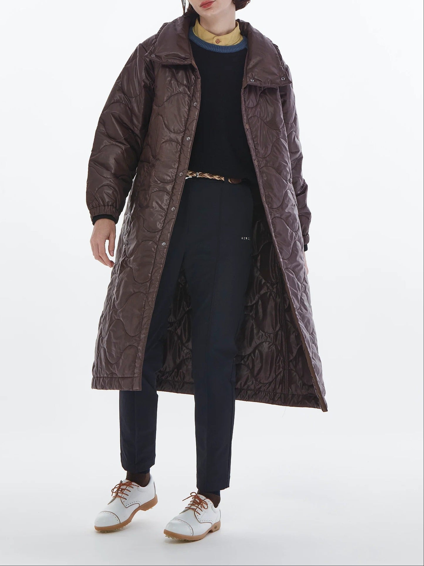 HERG1 WOMENS QUILTED BENCH COAT