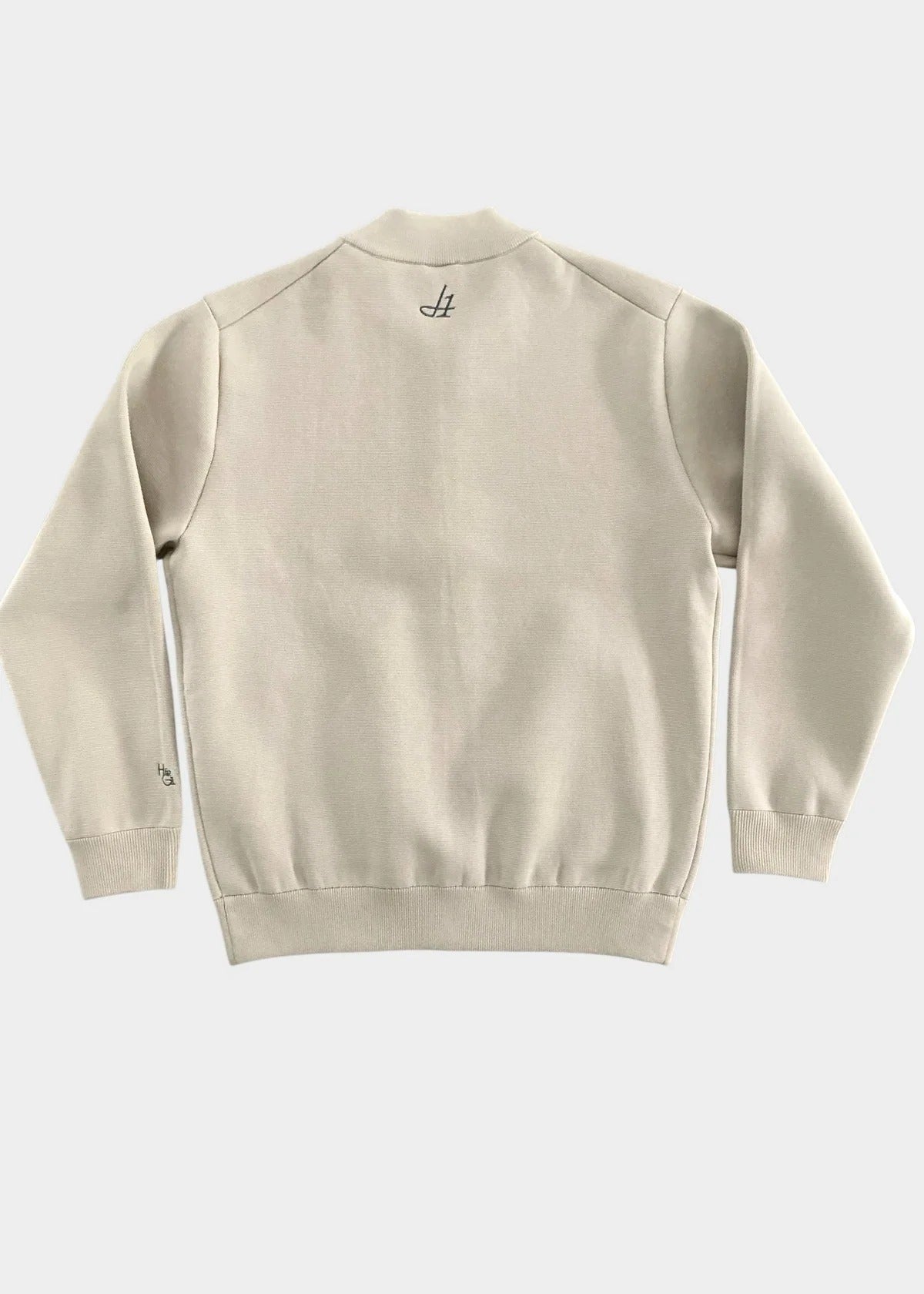 HERG1 MENS Milano Rib Knit Zip-Up Blouson
