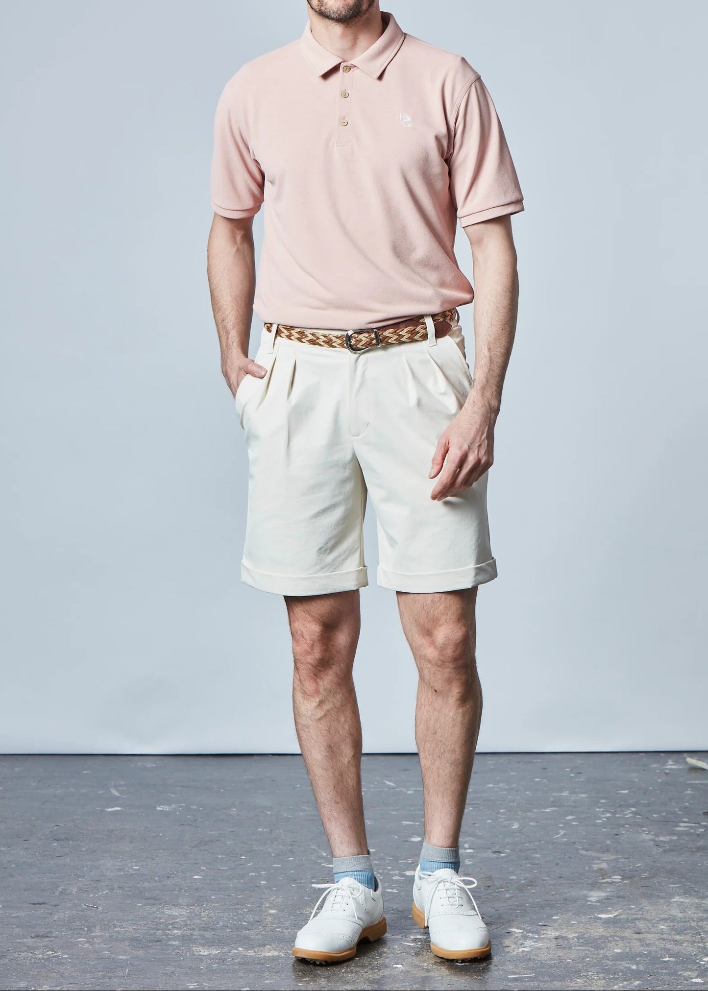 HERG1 MENS Cotton-like Modular Pique Polo