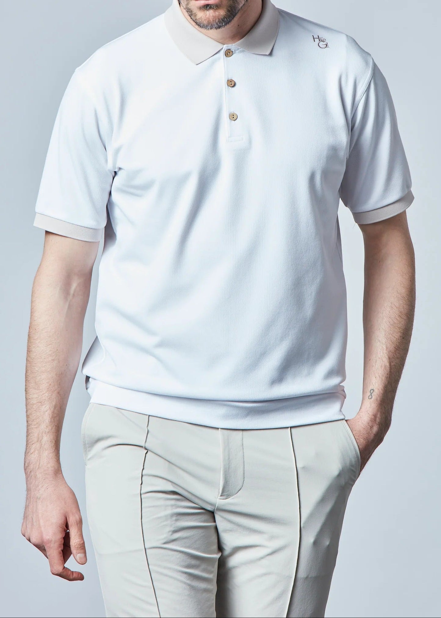 HERG1 MENS Pintuck Nylon Stretch Pants