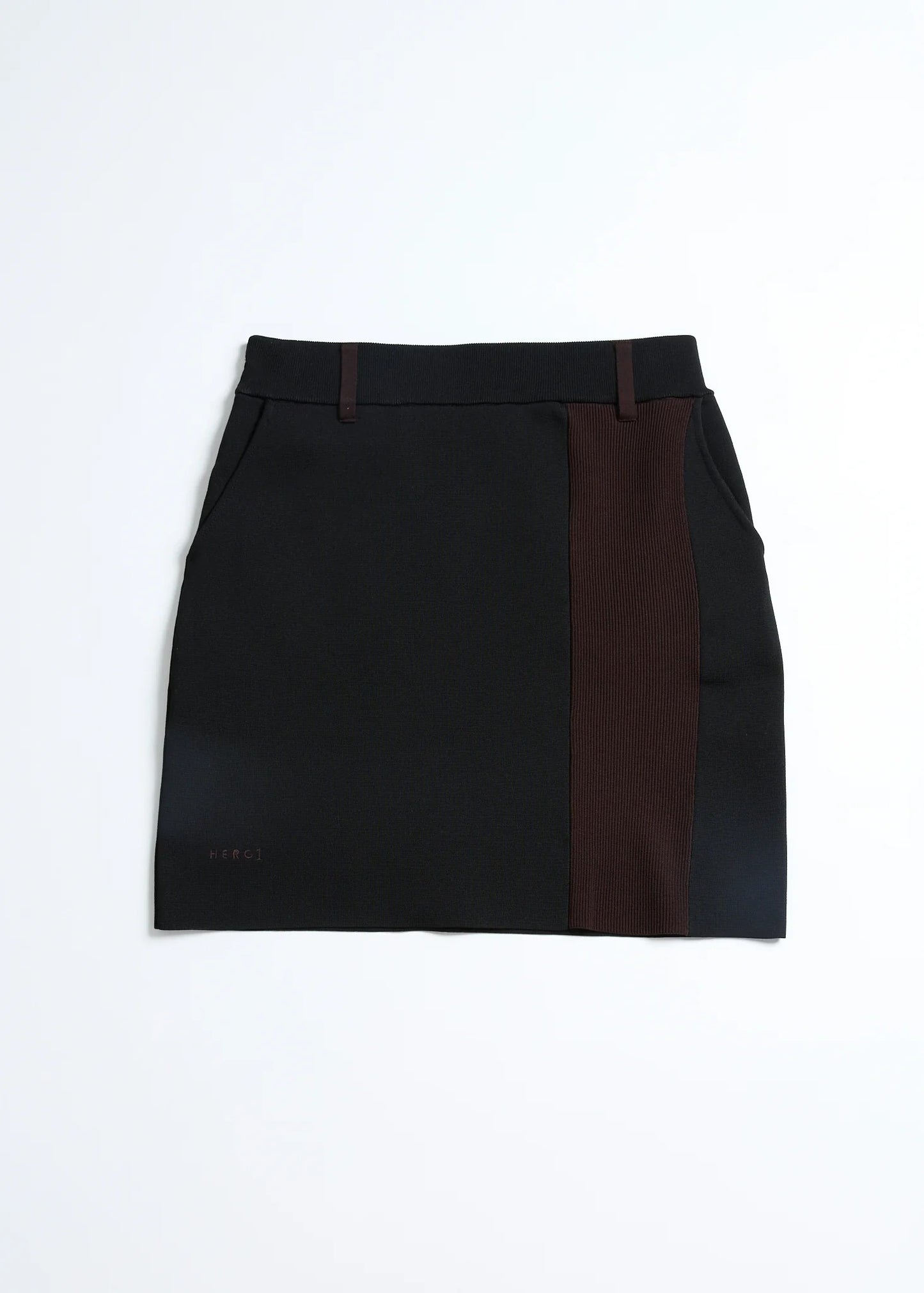 HERG1 WOMENS MILANO RIB KNIT SKIRT