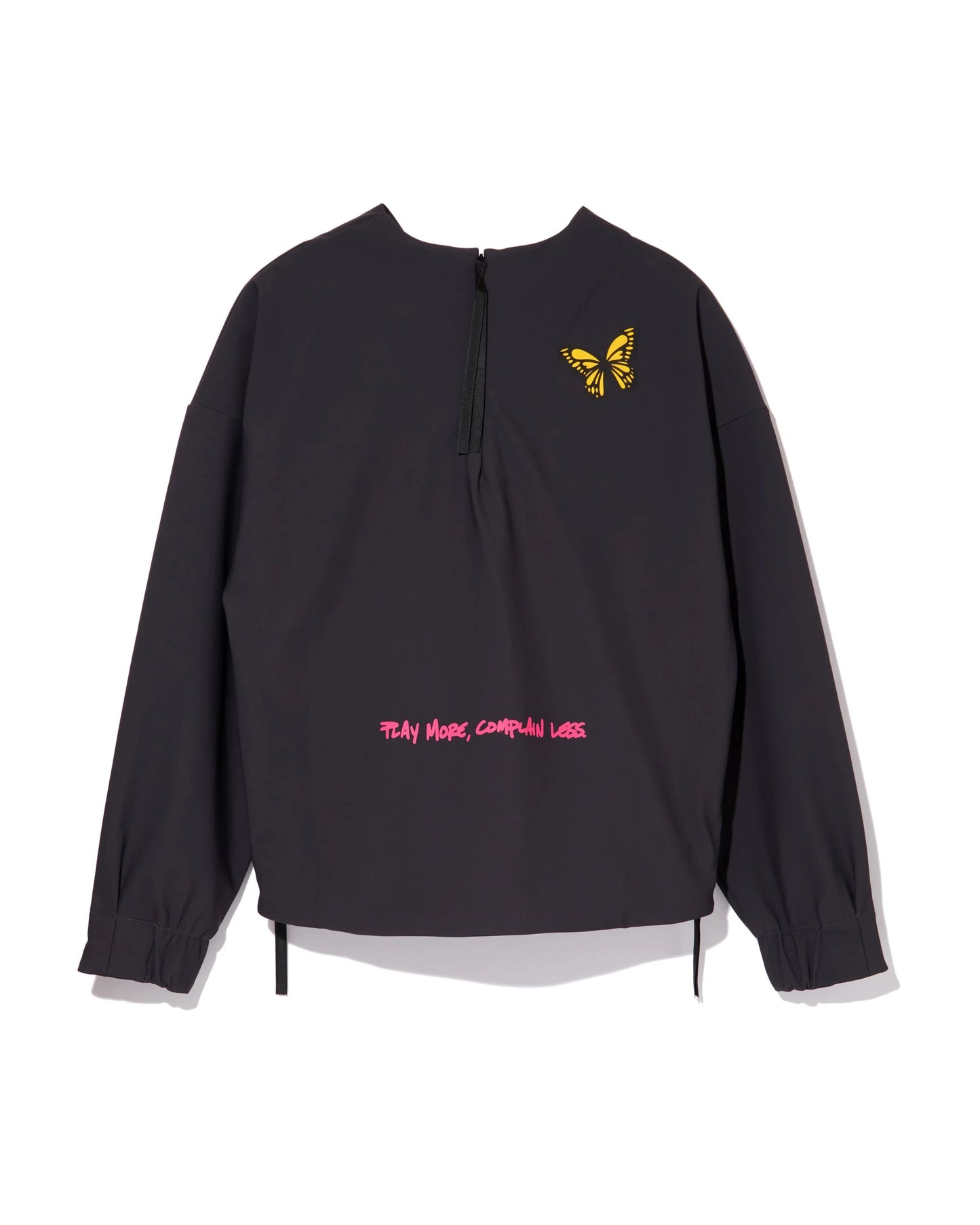 DEVEREUX GOLF WOMENS Three-Layer Fleece Off-Shoulder Pullover