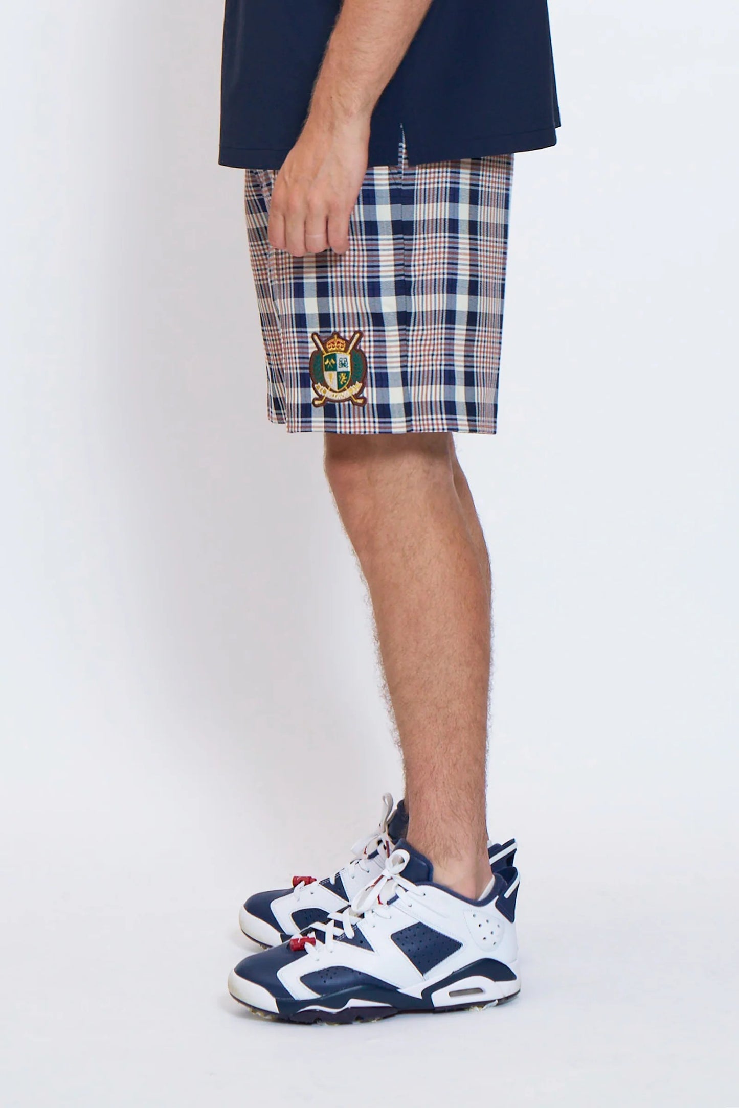 BELLMORE MENS CHECK SHORT PANTS