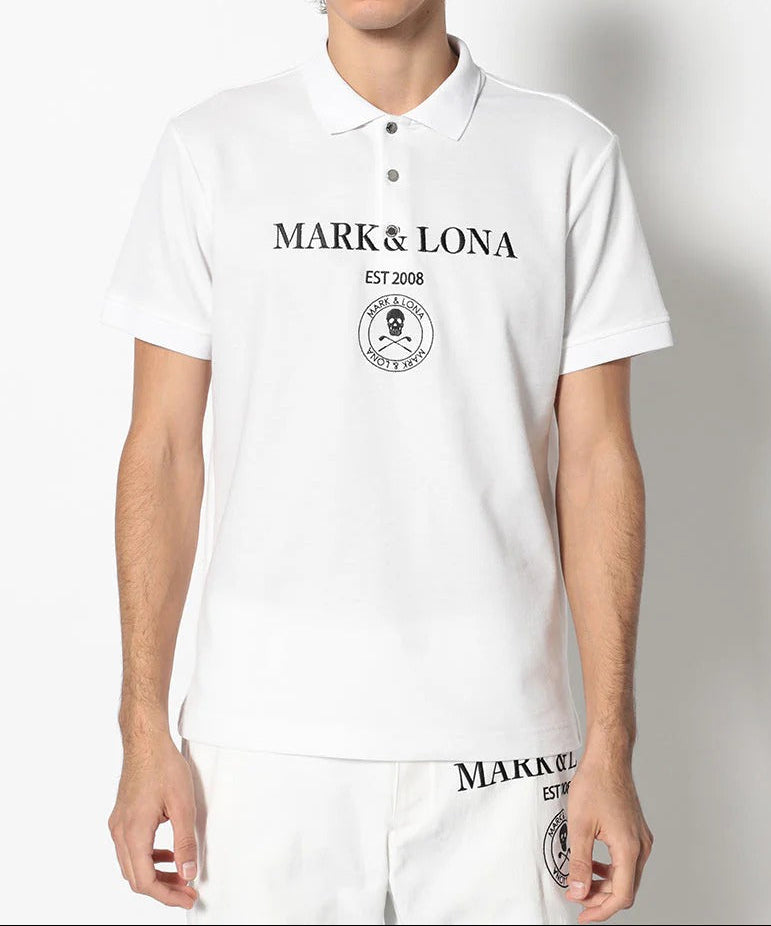 MARK&LONA MENS Gauge Camouflage Jacquard Polo