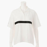 BRIEFING WOMENS WS SLEEVE LOGO POLO RELAXED FIT