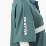 BRIEFING WOMENS WS SLEEVE LOGO POLO RELAXED FIT