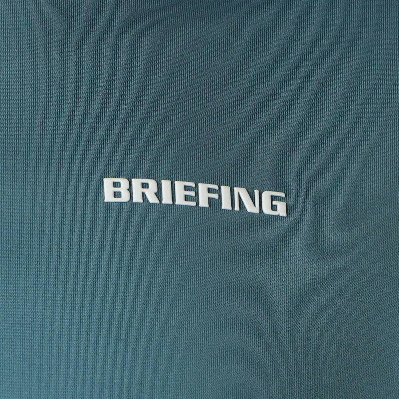 BRIEFING MENS MS BACK LOGO LINE HIGH NECK RELAXED FIT