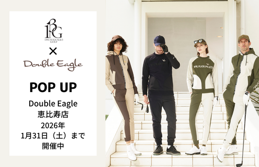 【POP UP】恵比寿店「1PIU1UGUALE3 GOLF」開催(～1/31)