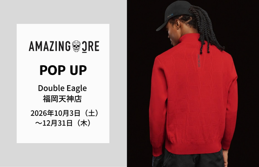 【POP UP】福岡天神店「AMAZINGCRE」開催(10/3～12/31)