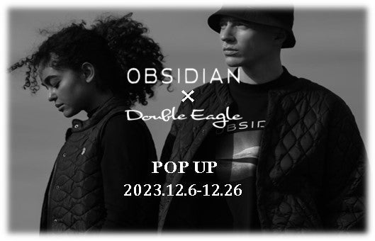 【POP UP】伊勢丹新宿店 「OBSIDIAN」開催(12/6～12/26)