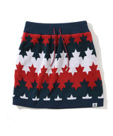 HORN GARMENT WOMENS Starry Maple Border Skirt