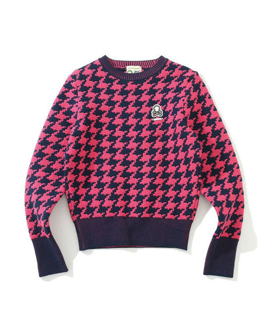 MARK&LONA WOMENS Ever Dogtooth Shorty Sweater