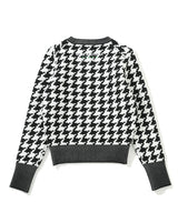 MARK&LONA WOMENS Ever Dogtooth Shorty Sweater