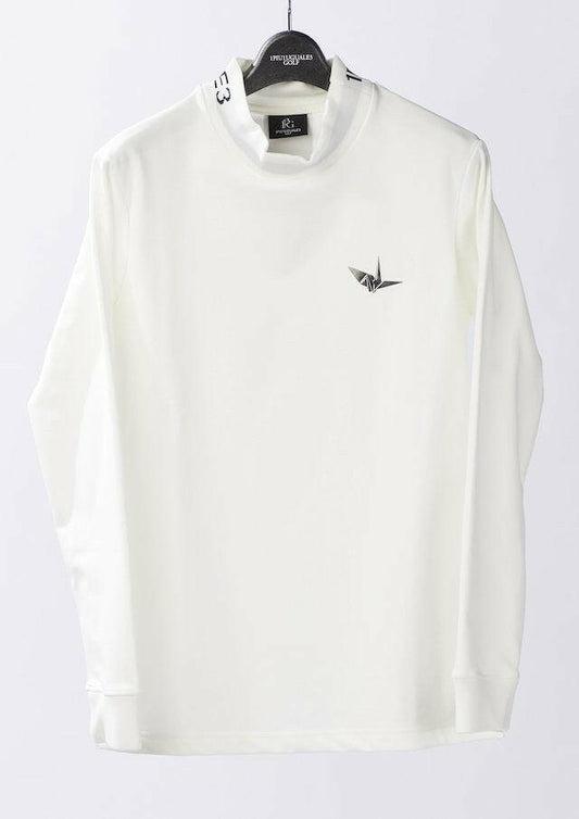 1PIU1UGUALE3 WOMENS 113 GOLF L/S MOCK NECK TAPE