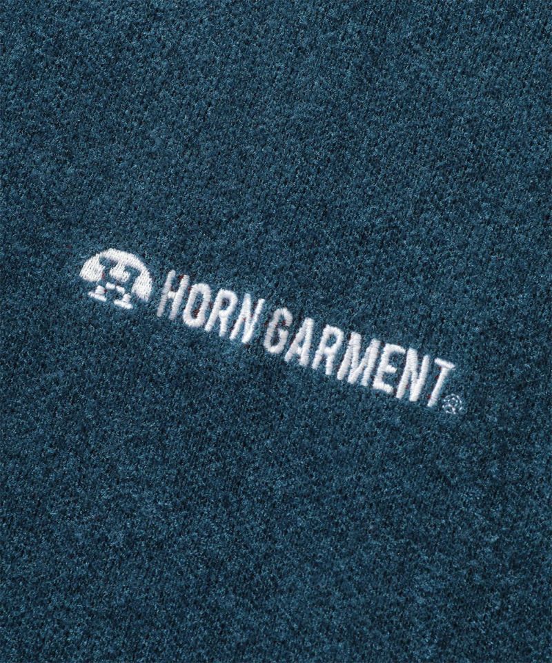 HORN GARMENT MENS Arch Velour Sweater