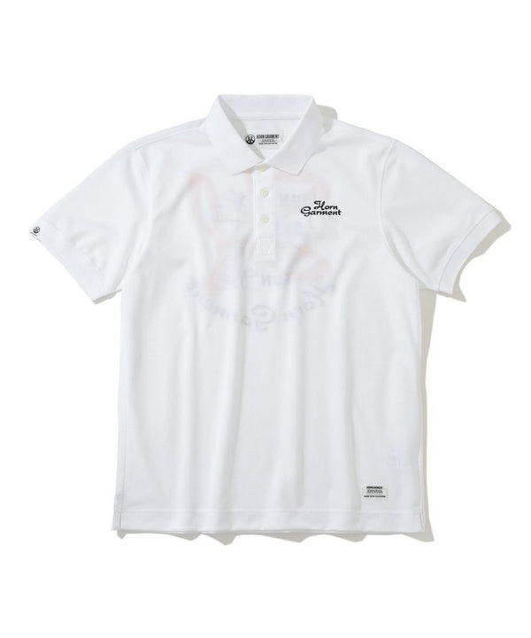 新品】ホーンガーメント ゴルフ レディース 半袖 ポロシャツ 白 S
