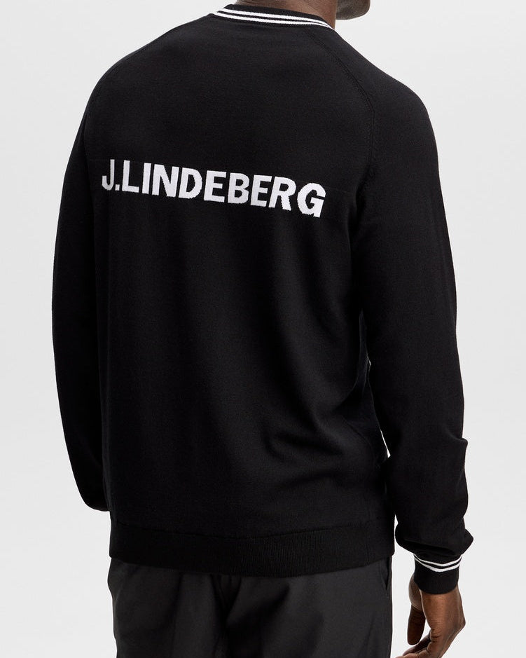 J.LINDEBERG MENS Kenny Windbreaker Knit Sweater
