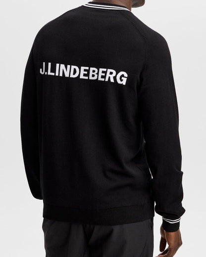 J.LINDEBERG MENS Kenny Windbreaker Knit Sweater