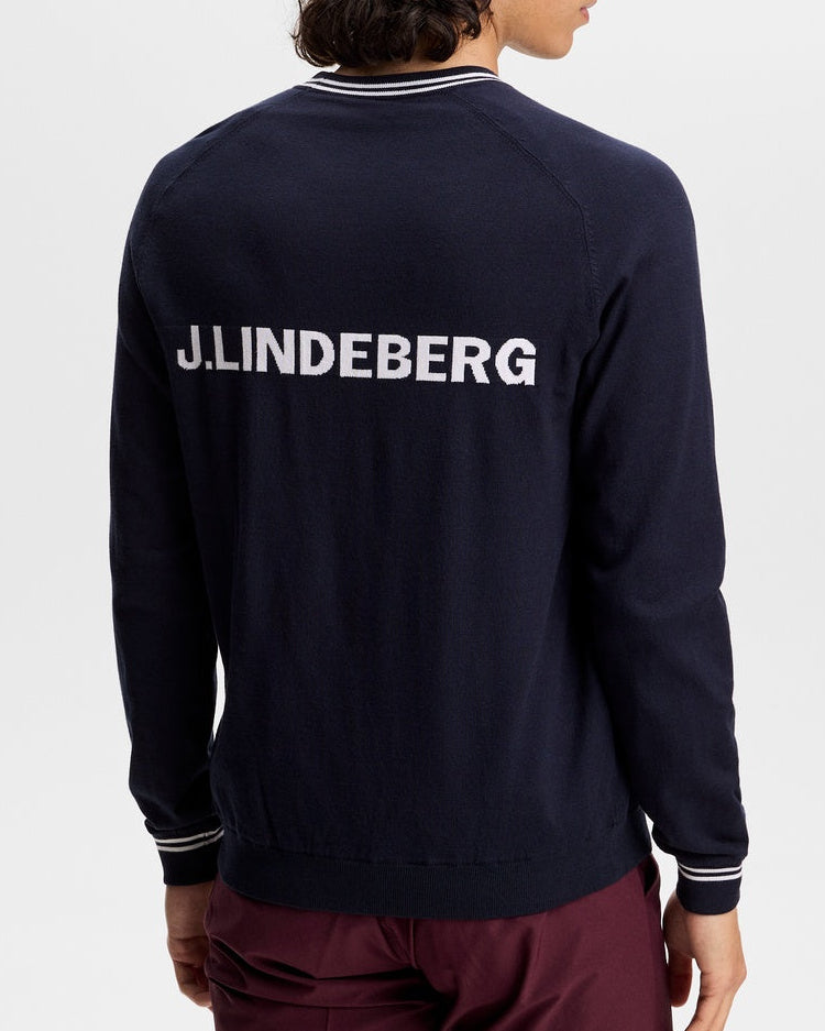J.LINDEBERG MENS Kenny Windbreaker Knit Sweater