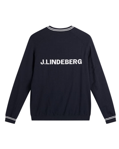 J.LINDEBERG MENS Kenny Windbreaker Knit Sweater