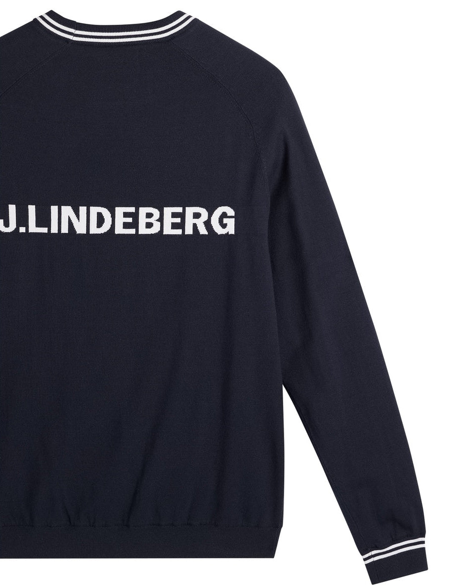 J.LINDEBERG MENS Kenny Windbreaker Knit Sweater