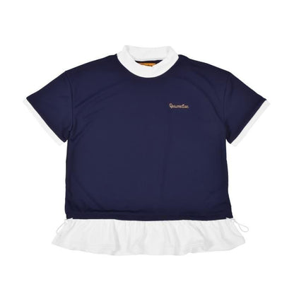 Resurrection WOMENS Peplum Frill Mock Neck (RELAX FIT)