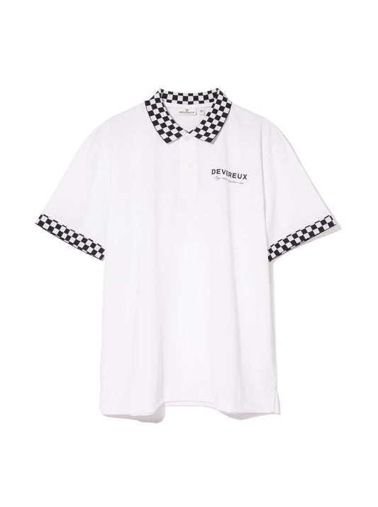 DEVEREUX GOLF MENS Icon Checker RibPolo
