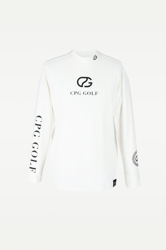 CPG GOLF MENS Graphic Mock Neck Long Sleeve