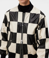 J.LINDEBERG MENS Milan Patchwork Leather Jacket