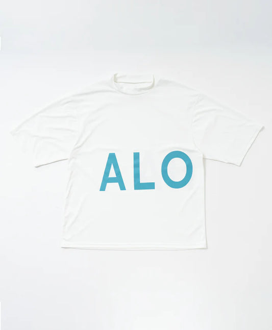 SALVAGE PUBLIC MENS Paruru mock neck S/S(Big ALOHA)