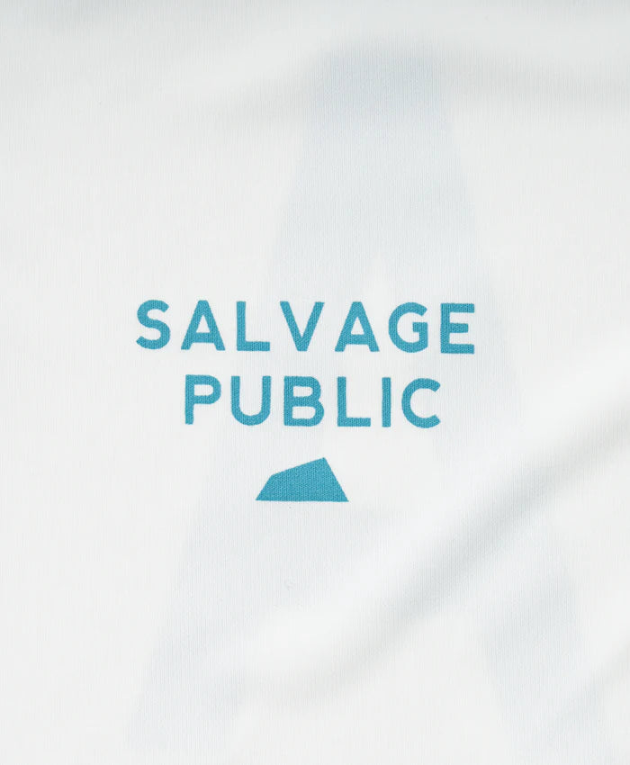 SALVAGE PUBLIC MENS Paruru mock neck S/S(Big ALOHA)