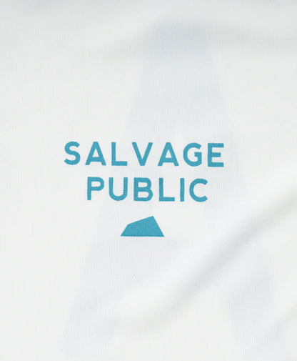 SALVAGE PUBLIC MENS Paruru mock neck S/S(Big ALOHA)