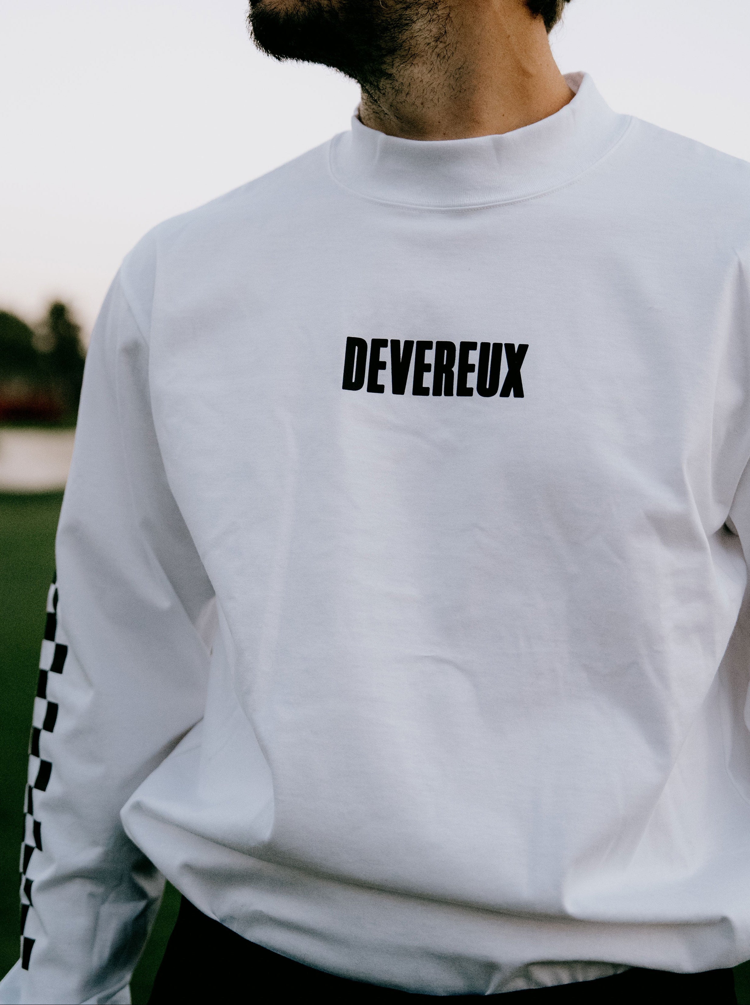 DEVEREUX GOLF MENS Logo Assorted Long Sleeve Mock TEE