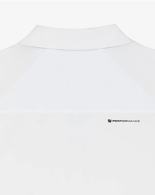 MALBON MENS PERFORMANCE ZIP RAGLAN POLO