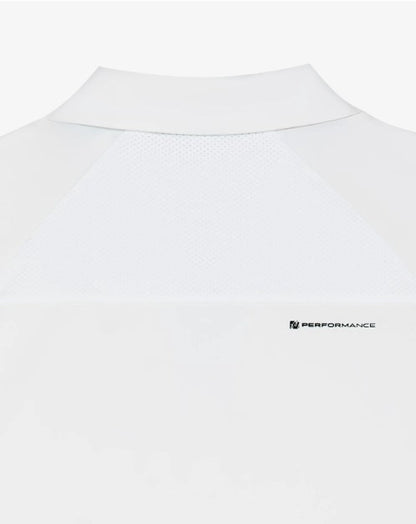MALBON MENS PERFORMANCE ZIP RAGLAN POLO