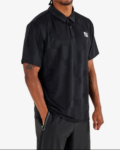 MALBON MENS PERFORMANCE MESH PANELED POLO