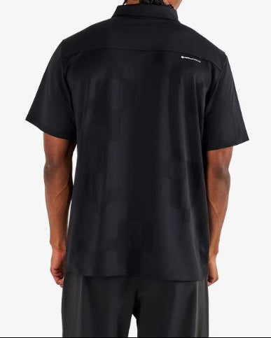 MALBON MENS PERFORMANCE MESH PANELED POLO