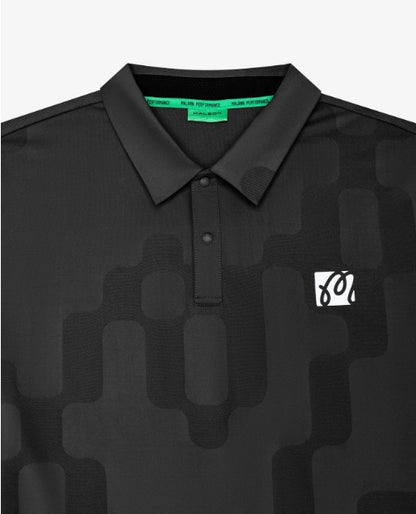 MALBON MENS PERFORMANCE MESH PANELED POLO