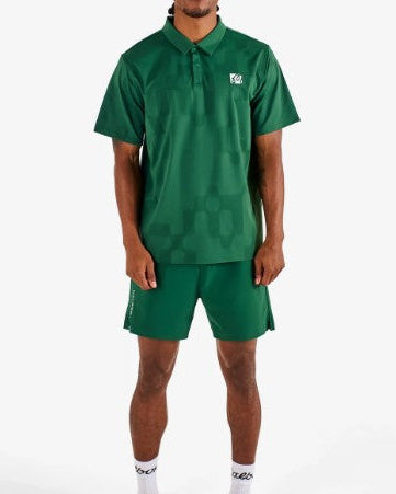 MALBON MENS PERFORMANCE MESH PANELED POLO